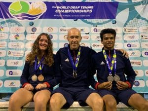 Lewis claims 2 silver medals as Great Britain’s deaf tennis stars claim five medals at 2nd World Deaf Tennis Championships in Antalya