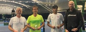 Lewis Fletcher wins National Deaf Tennis Championships Doubles Title